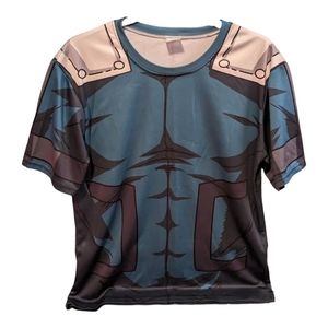 Anime My Hero Academia Izuku Midoriya Deku T-shirt Cosplay Costume Shirt Medium